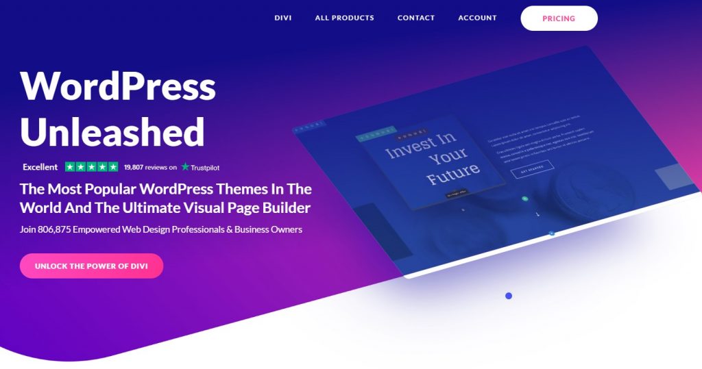 divi help and support landing page